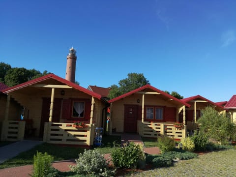 Domki drewniane OW Latarnik Nature lodge in West Pomeranian Voivodeship, Poland