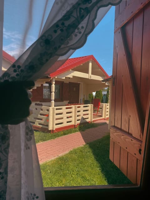 Domki drewniane OW Latarnik Nature lodge in West Pomeranian Voivodeship, Poland