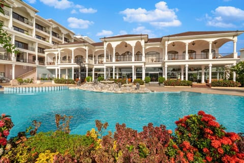 Property building, Pool view, Swimming pool