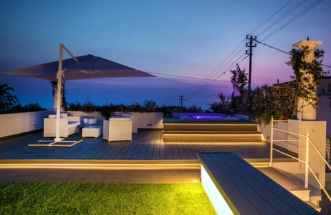 Summer, Hot Tub, Solarium, On site, Sunset, Open Air Bath