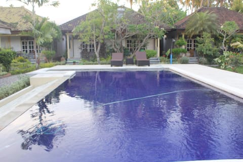 Patio, Garden, Pool view
