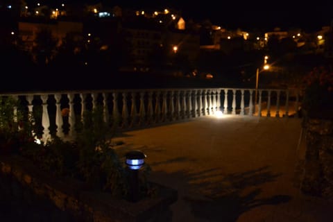 Patio, Off site, Night