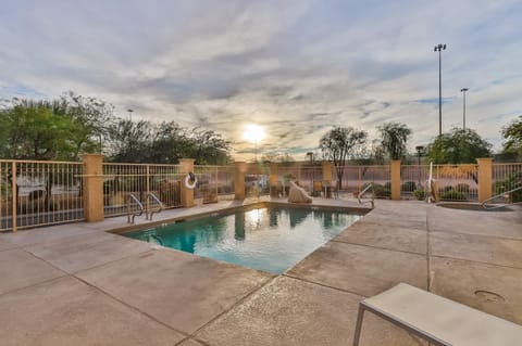 Natural landscape, Pool view, Swimming pool, Swimming pool, Sunset