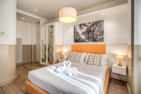 Bed, Photo of the whole room, Bedroom, towels, wardrobe