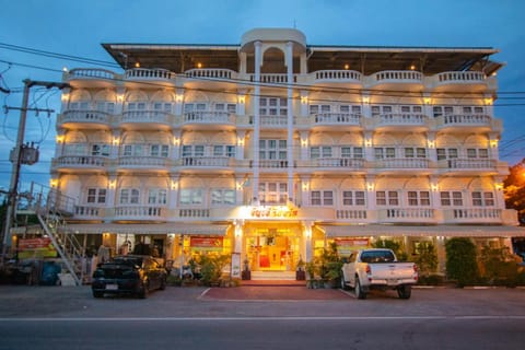 Property building, Night, Location, Parking