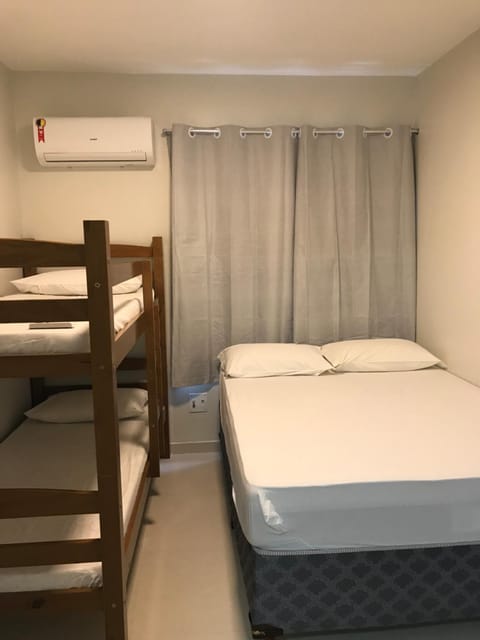 Bed, Bedroom, bunk bed, air conditioner