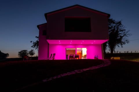 Property building, Sunset