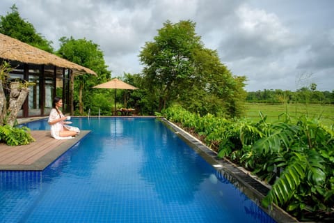 Spring, Day, People, Natural landscape, Garden, Garden view, Pool view, Swimming pool, group of guests, sunbed