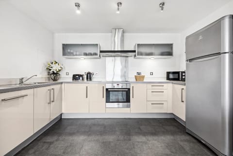 dishwasher, microwave, oven, stove, toaster, kitchen