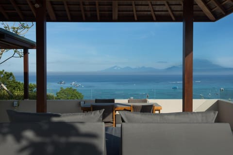 Balcony/Terrace, Mountain view, Sea view