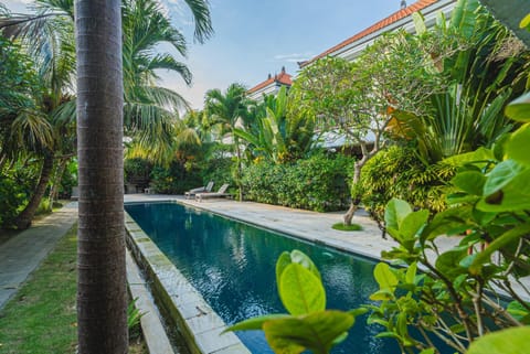 Natural landscape, Garden, Pool view, Swimming pool
