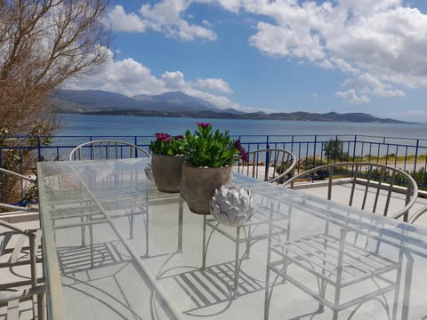 Patio, Balcony/Terrace, Dining area, Sea view