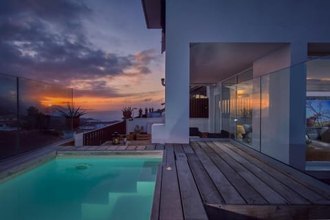 Mountain view, Pool view, Sea view, Swimming pool, Sunset