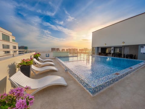 Swimming pool, Swimming pool, Sunrise, Sunset