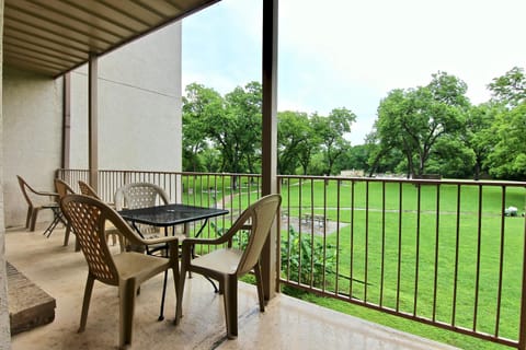 Patio, Pool view