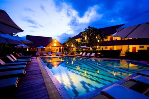 Property building, Natural landscape, Swimming pool