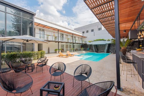 Patio, Lounge or bar, Swimming pool