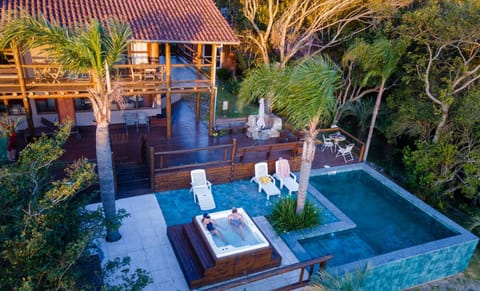 Property building, Spring, Day, Natural landscape, Garden, Garden view, Pool view, Swimming pool