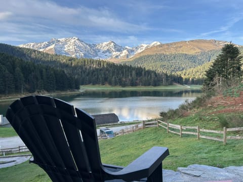Natural landscape, Lake view, Mountain view
