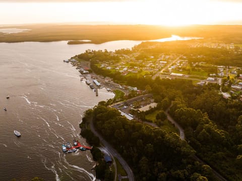 Bird's eye view, Sea view, Sunset