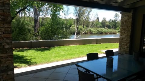 Patio, River view