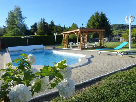 Summer, Garden, Swimming pool