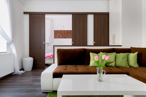 Living room, Seating area, Bedroom