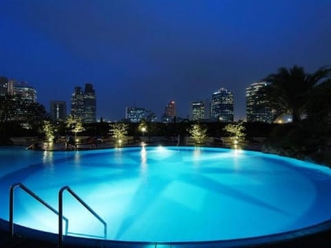Night, Swimming pool