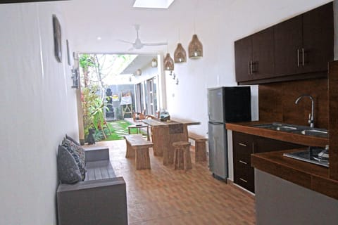 Kitchen or kitchenette, Living room, Dining area