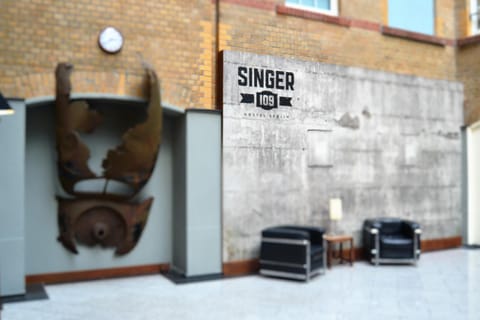 Patio, Lobby or reception, Logo/Certificate/Sign