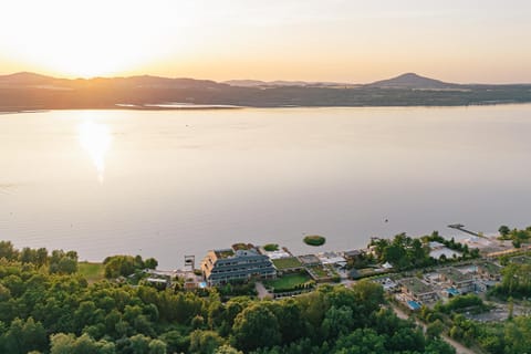 Natural landscape, Lake view, Sunset