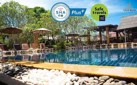 Property logo or sign, Swimming pool