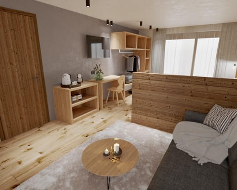 Seating area, Bedroom