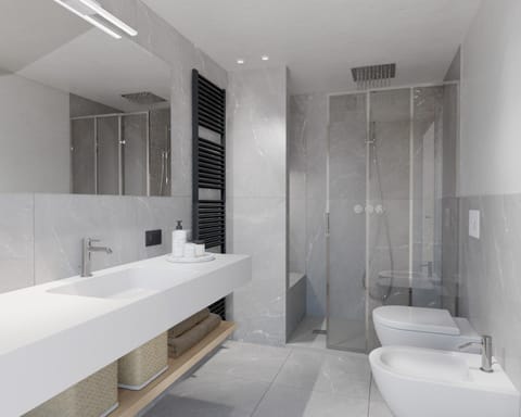 Shower, Toilet, Bathroom, towels