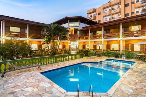 Property building, Swimming pool, Sunset