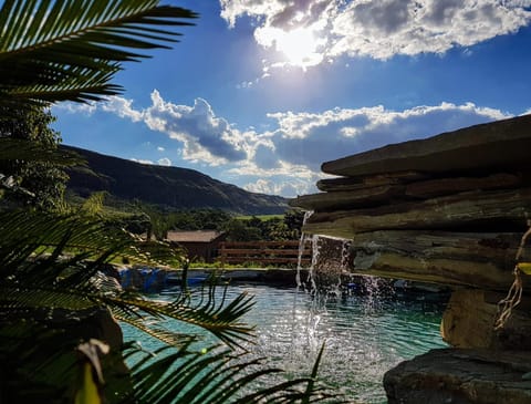 Day, Natural landscape, Mountain view, Pool view, Swimming pool