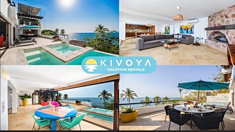 Patio, Balcony/Terrace, Living room, Sea view, Swimming pool
