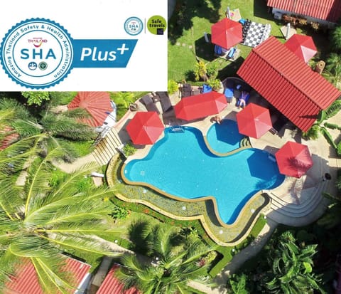 Bird's eye view, Pool view