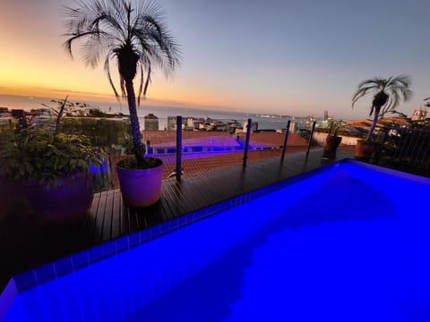 Natural landscape, Pool view, Sea view, Swimming pool, Sunset