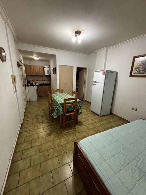 Bed, Dining area, kitchen