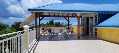 Property building, Patio, Day, View (from property/room), Balcony/Terrace, Dining area