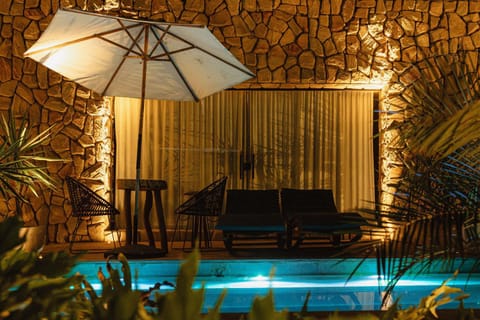 Garden, View (from property/room), Pool view, Swimming pool, sunbed