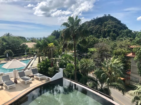 Natural landscape, Garden view, Mountain view, Pool view