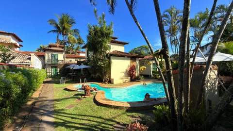 Property building, Spring, Day, Natural landscape, Garden, Garden view, Pool view, Swimming pool
