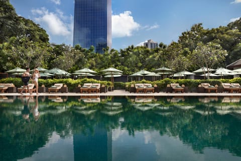 Natural landscape, Pool view, Swimming pool, Swimming pool