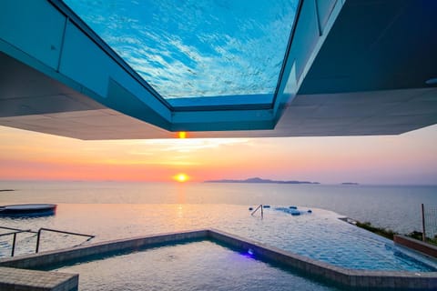 Sea view, Sunset