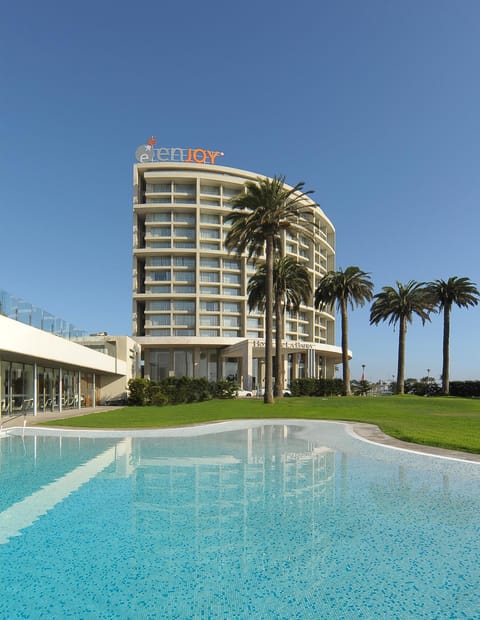 Property building, Day, Property logo or sign, Garden view, Pool view, Street view, Swimming pool
