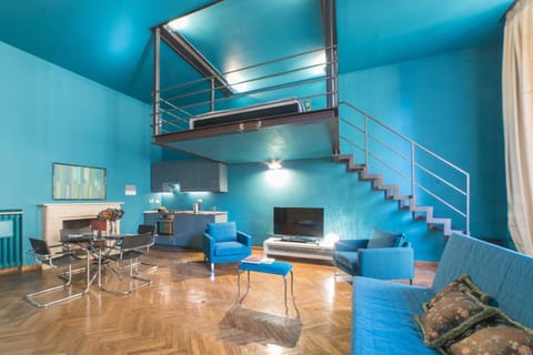 Kitchen or kitchenette, Living room, Seating area, Dining area, Bedroom