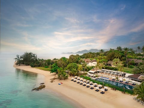 Bird's eye view, Beach, Sea view, sunbed