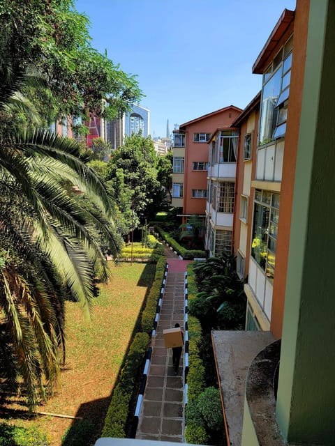 Property building, Garden view